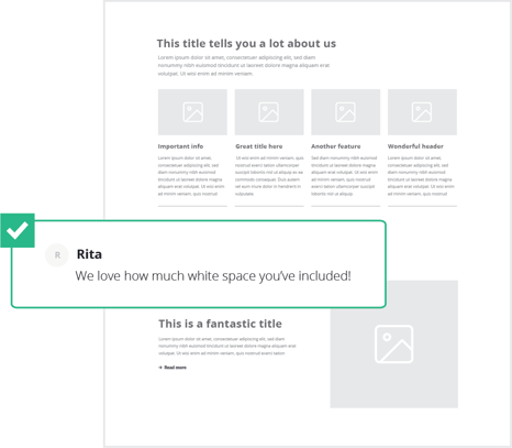 Website Wireframe Design Feedback